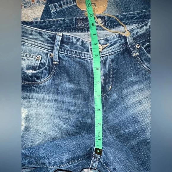LTB 1948 Bootcut Low Rise Distressed Denim Cottton Jeans Size 31x32 - Picture 10 of 13
